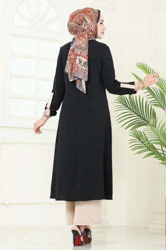 moda selvim Combined 1994FON792 Black - Thumbnail