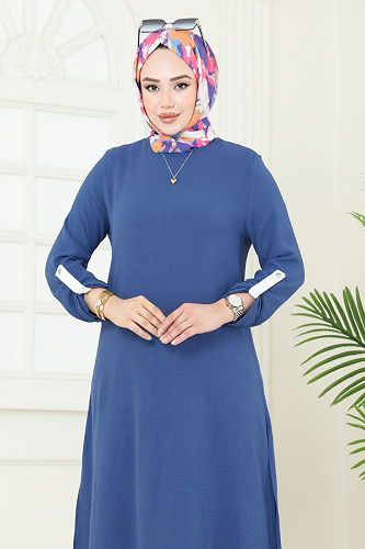 moda selvim Combined 1994FON792 Indigo - Thumbnail