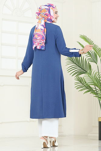 moda selvim Combined 1994FON792 Indigo - Thumbnail