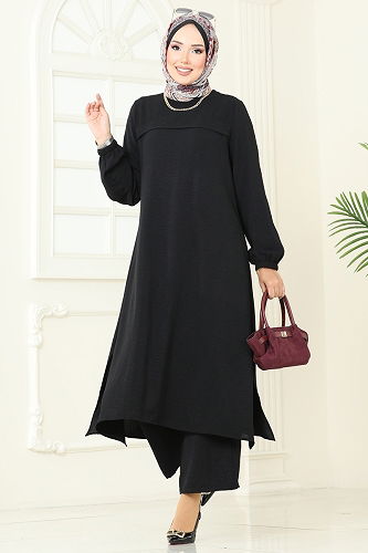 moda selvim Combined 1996FON792 Black - Thumbnail