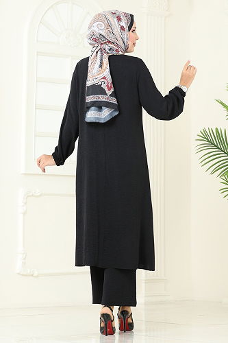 moda selvim Combined 1996FON792 Black - Thumbnail