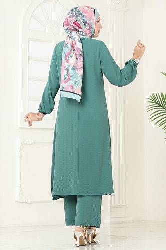 moda selvim Combined 1996FON792 Dark Mint - Thumbnail