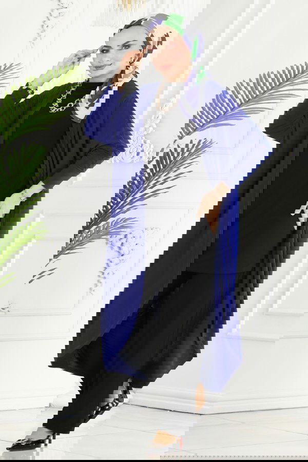 Modaselvim خصم صافٍ20%+20% في سلة التسوق طقم نيلي وأسود 2001EFY843