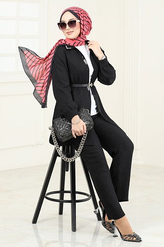 moda selvim Combined 2002HBS856 Black - Thumbnail