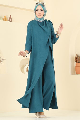 moda selvim طقم بترولي 2005FON792 - Thumbnail