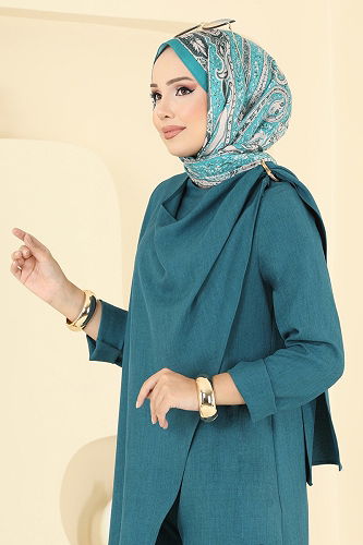 moda selvim طقم بترولي 2005FON792 - Thumbnail