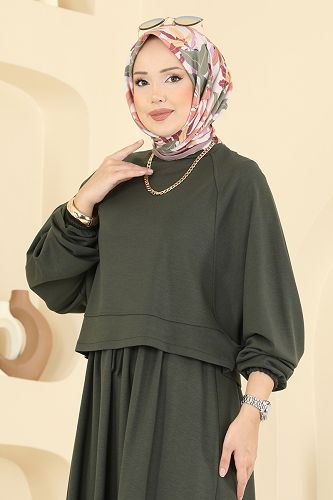 moda selvim Combined 2005TPK1167 Khaki - Thumbnail