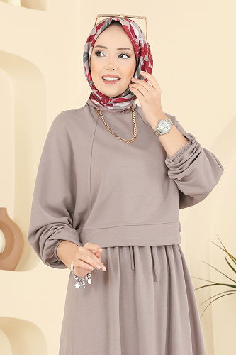 moda selvim طقم بيج 2005TPK1167 - Thumbnail