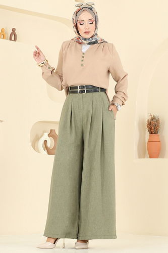 moda selvim Combined 2006FON792 Khaki&Vision - Thumbnail