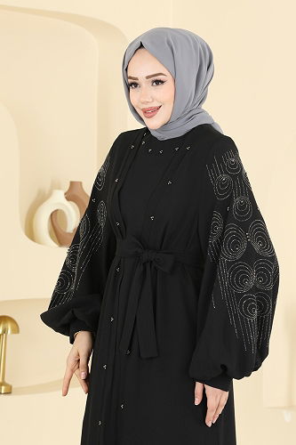 moda selvim Combined 2012FMZ1159 Black - Thumbnail