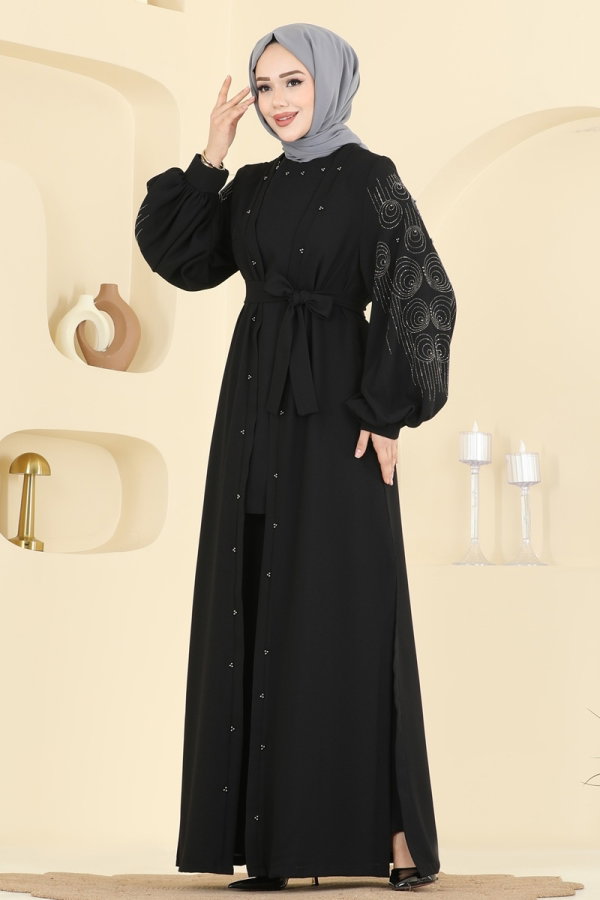 Modaselvim الاطقم طقم أسود 2012FMZ1159