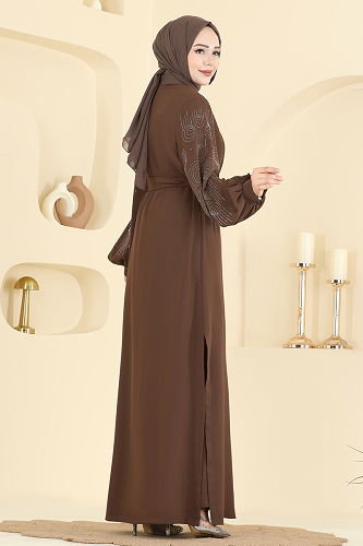 moda selvim Combined 2012FMZ1159 Brown - Thumbnail