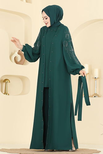 moda selvim طقم زيتي 2012FMZ1159 - Thumbnail