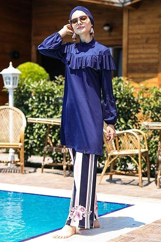 moda selvim كحلي 2012MRNK1139 - Thumbnail