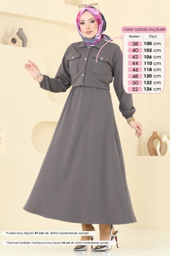 M.P. - طقم رمادي غامق 2013MP806