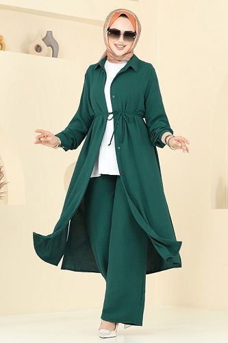 moda selvim Combined 2017MEY846 Emerald - Thumbnail