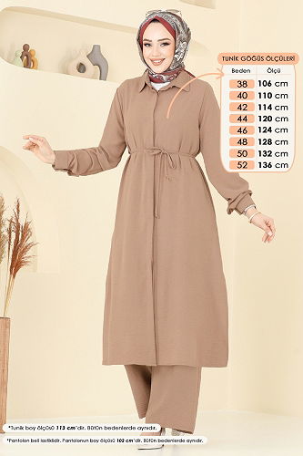 moda selvim Combined 2017MEY846 Latte - Thumbnail