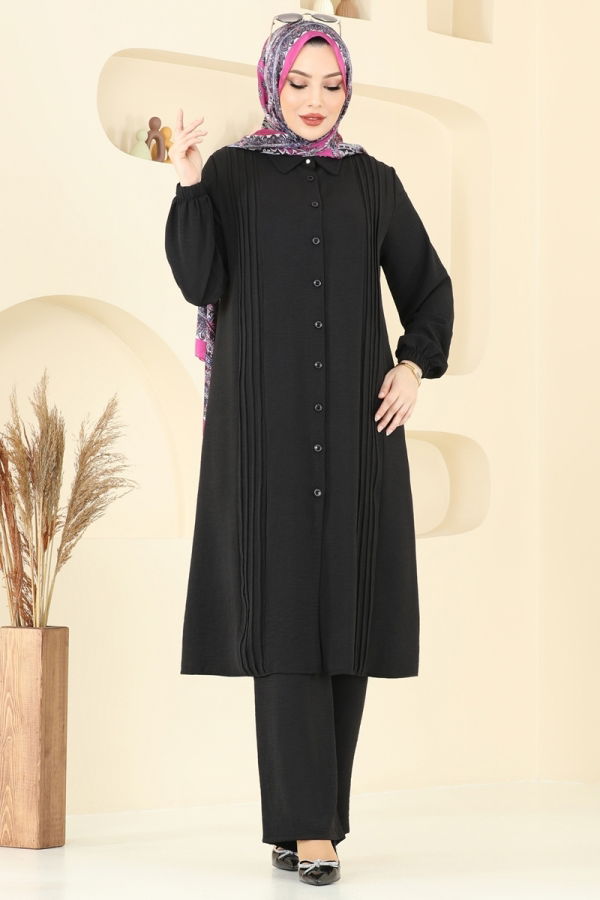 Modaselvim خصم صافٍ20%+20% في سلة التسوق طقم أسود 2019MEY846