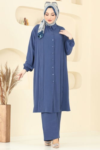 moda selvim Combined 2019MEY846 Indigo - Thumbnail