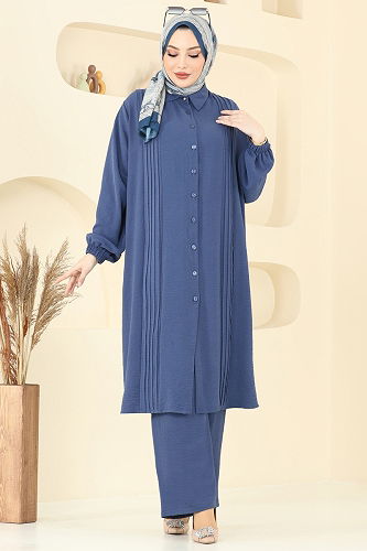 moda selvim Combined 2019MEY846 Indigo - Thumbnail