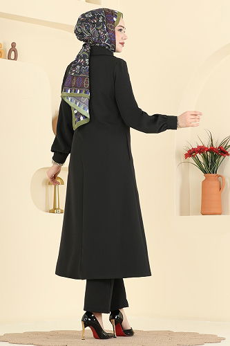 moda selvim Combined 2030FON792 Black - Thumbnail