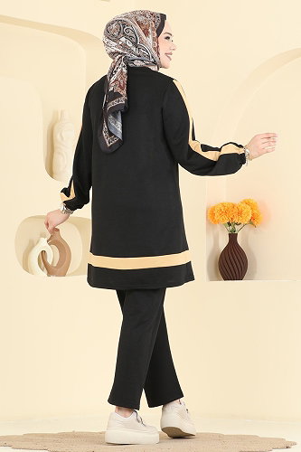 moda selvim Combined 2031FON792 Black - Thumbnail