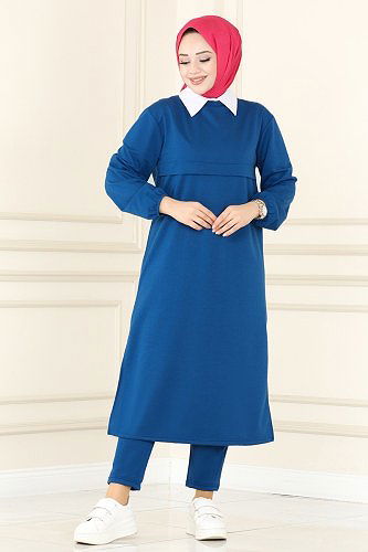 moda selvim Combined 2038SBL832 Indigo - Thumbnail