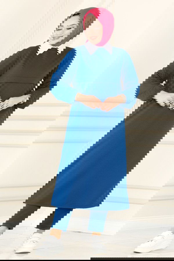 Modaselvim NET 20%+20% DISCOUNT IN THE CARD Combined 2038SBL832 Indigo