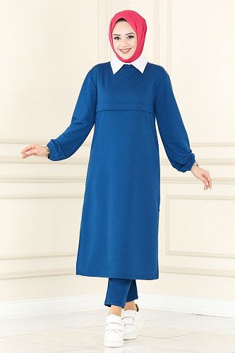 moda selvim Combined 2038SBL832 Indigo - Thumbnail