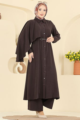 moda selvim Combined 2054FMZ1159 Brown - Thumbnail