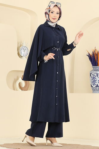 moda selvim Combined 2054FMZ1159 Navy Blue - Thumbnail