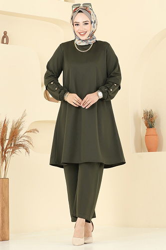 moda selvim Combined 2055ERK1158 Khaki - Thumbnail