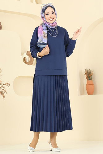 moda selvim Combined 2065ERK1158 Navy Blue - Thumbnail