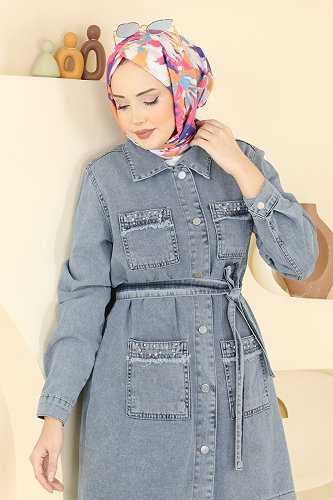 moda selvim Combined 2103ORG1169 Light Denim - Thumbnail