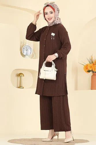 moda selvim Combined 210BO429 Brown - Thumbnail