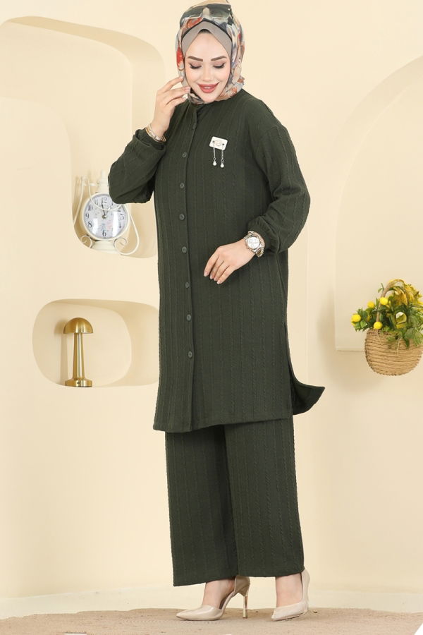 Modaselvim Hijab Combinations Combined 210BO429 Khaki