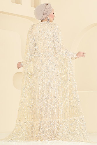moda selvim Combined 210DMNK1166 Cream - Thumbnail