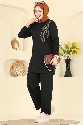 moda selvim Combined 210OZN1046 Black - Thumbnail