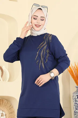 moda selvim Combined 210OZN1046 Navy Blue - Thumbnail