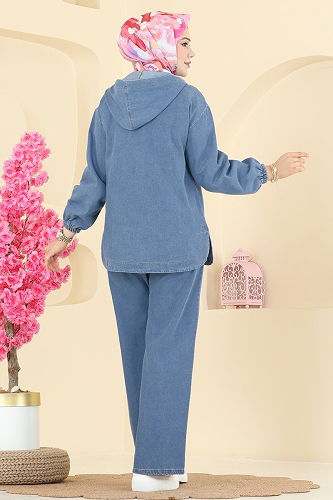 moda selvim Combined 21119MPR1163 Light Denim - Thumbnail