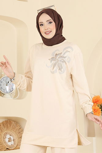 moda selvim Combined 212OZN1046 Beige - Thumbnail