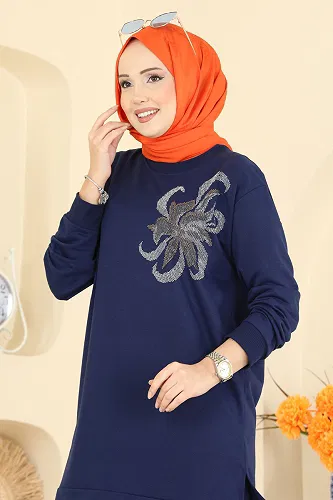 moda selvim Combined 212OZN1046 Navy Blue - Thumbnail