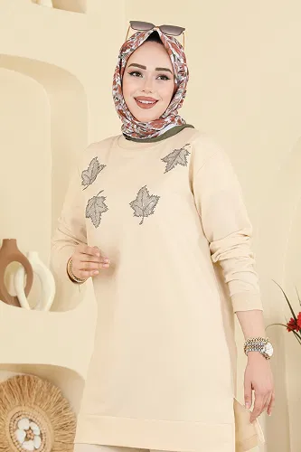 moda selvim Combined 213OZN1046 Beige - Thumbnail