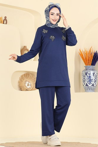 moda selvim Combined 213OZN1046 Navy Blue - Thumbnail