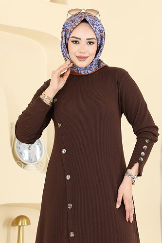 moda selvim Combined 215BO429 Brown - Thumbnail