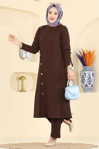 moda selvim Combined 215BO429 Brown - Thumbnail