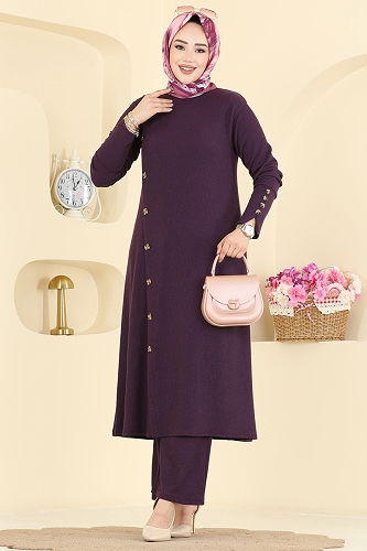 moda selvim Combined 215BO429 Damson - Thumbnail