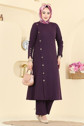 moda selvim Combined 215BO429 Damson - Thumbnail