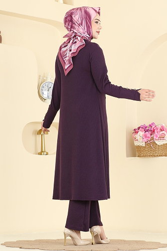 moda selvim Combined 215BO429 Damson - Thumbnail