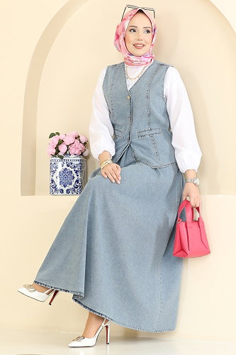moda selvim Combined 2186ORG1169 Light Denim - Thumbnail